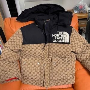 The North Face Gucci Black and Red Jacket